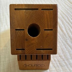 Cutco Wood Knife Block in Brown
